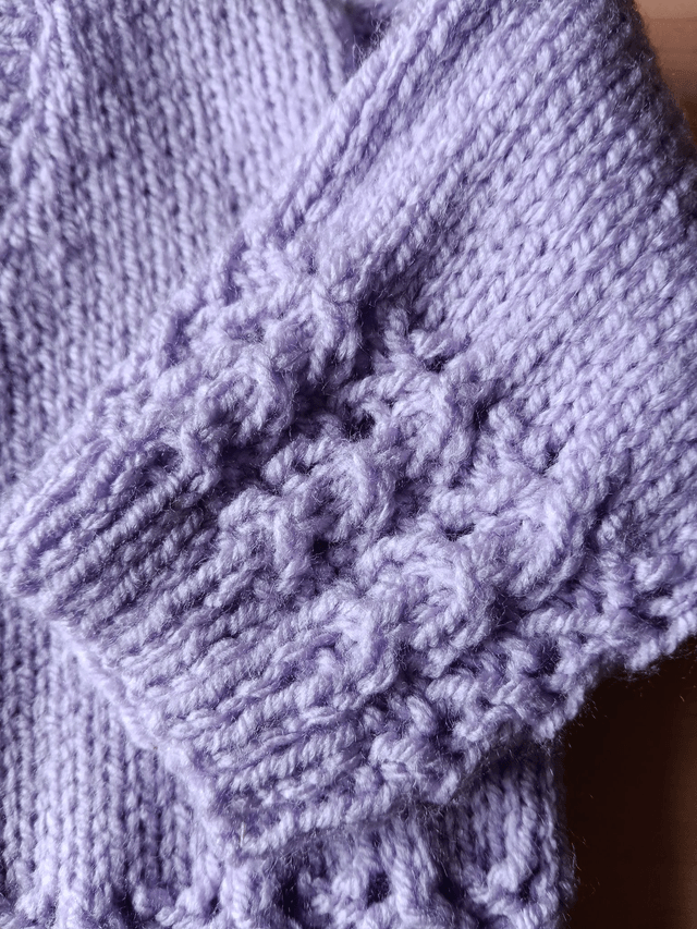 Children's Hand Knitted Peplum Cardigan 