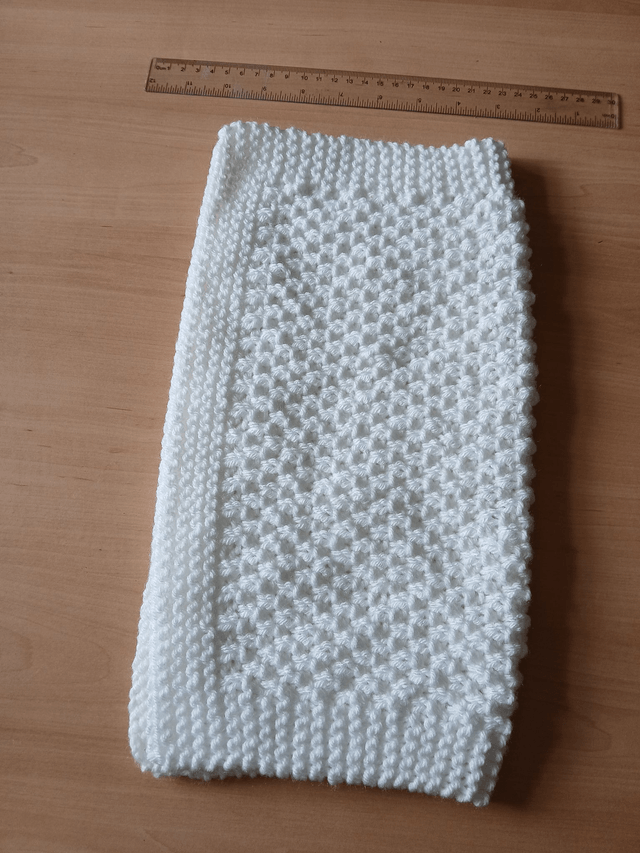 White Baby Pram Buggy Blanket