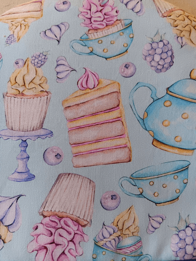 Double Oven Gloves/Mitts Hedgehogs Patterned Cotton Fabric
