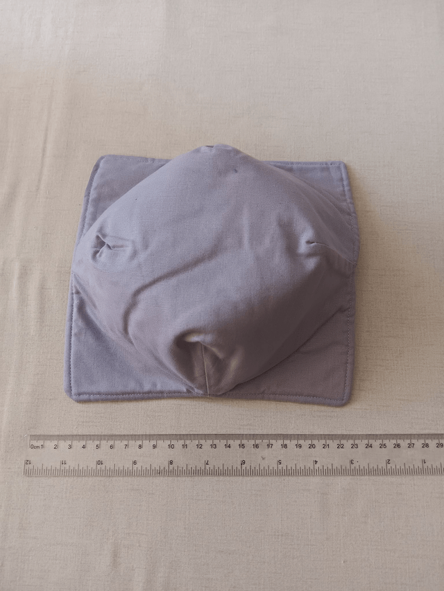 Bowl Cosy Reversible Grey and Yellow Floral Print Cotton Fabric