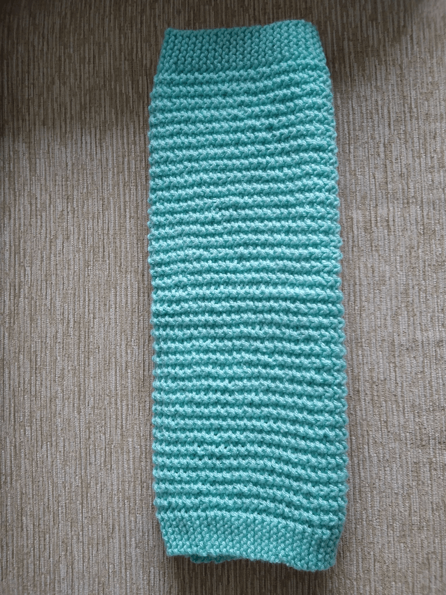 Green Baby Blanket Sand Stitch